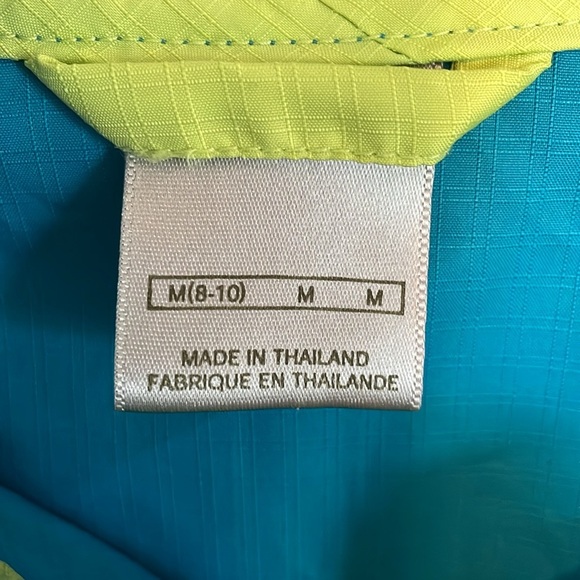 VTG 1990s sz M Nike windbreaker over head jacket, zip-up, color-block design - Picture 8 of 10